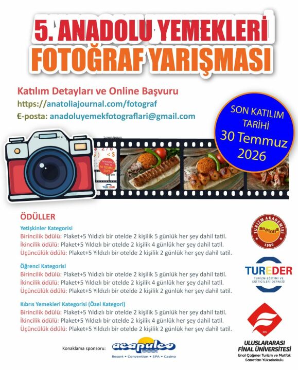 5. Anadolu Yemekleri Fotoğraf Yarışması